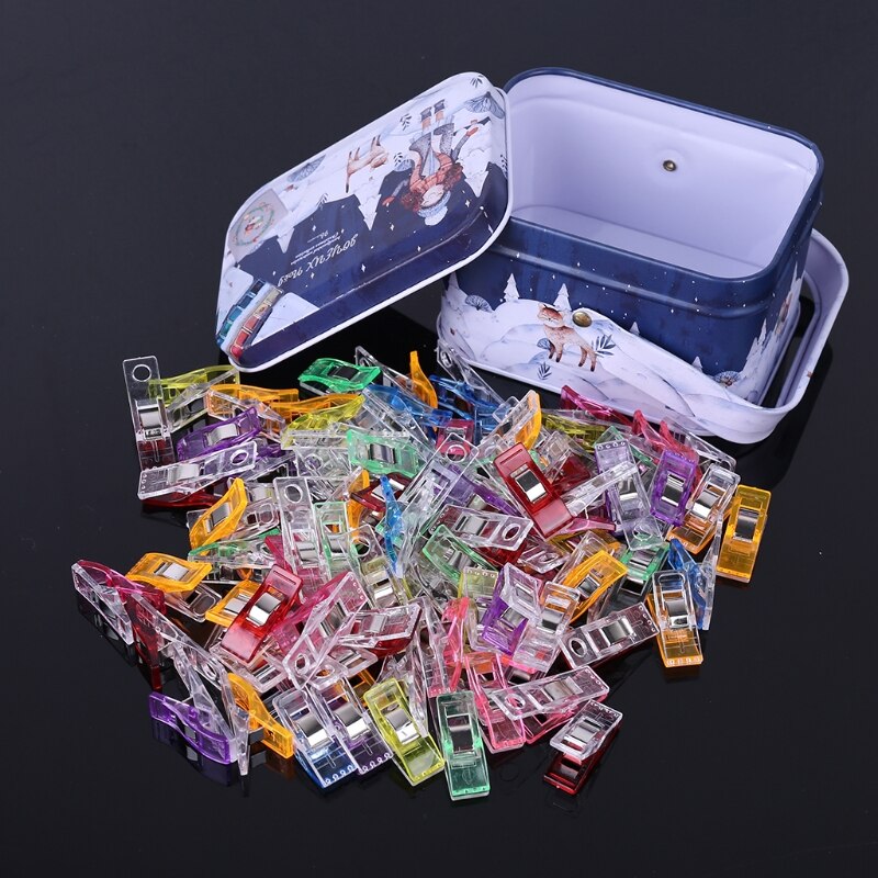 Juego de Clips multiusos para Patchwork, costura, Quilting, ceñido, manualidades, 100 unidades