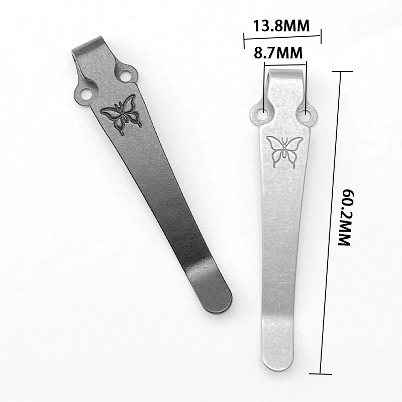 3 kleuren mes titanium diepe draagzakclip achterklem voor Benchmade Griptillian Bugout 535 940 Mini-Grip Emerson ProTech ZT