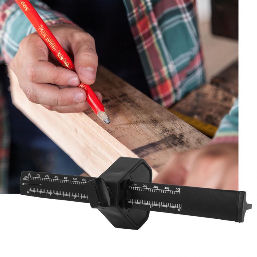 0-150mm Parallel Marking Gauge Marker Scriber with Scale Woodworking Marking Tool Metal Scribing Gauge Woodworking Tool