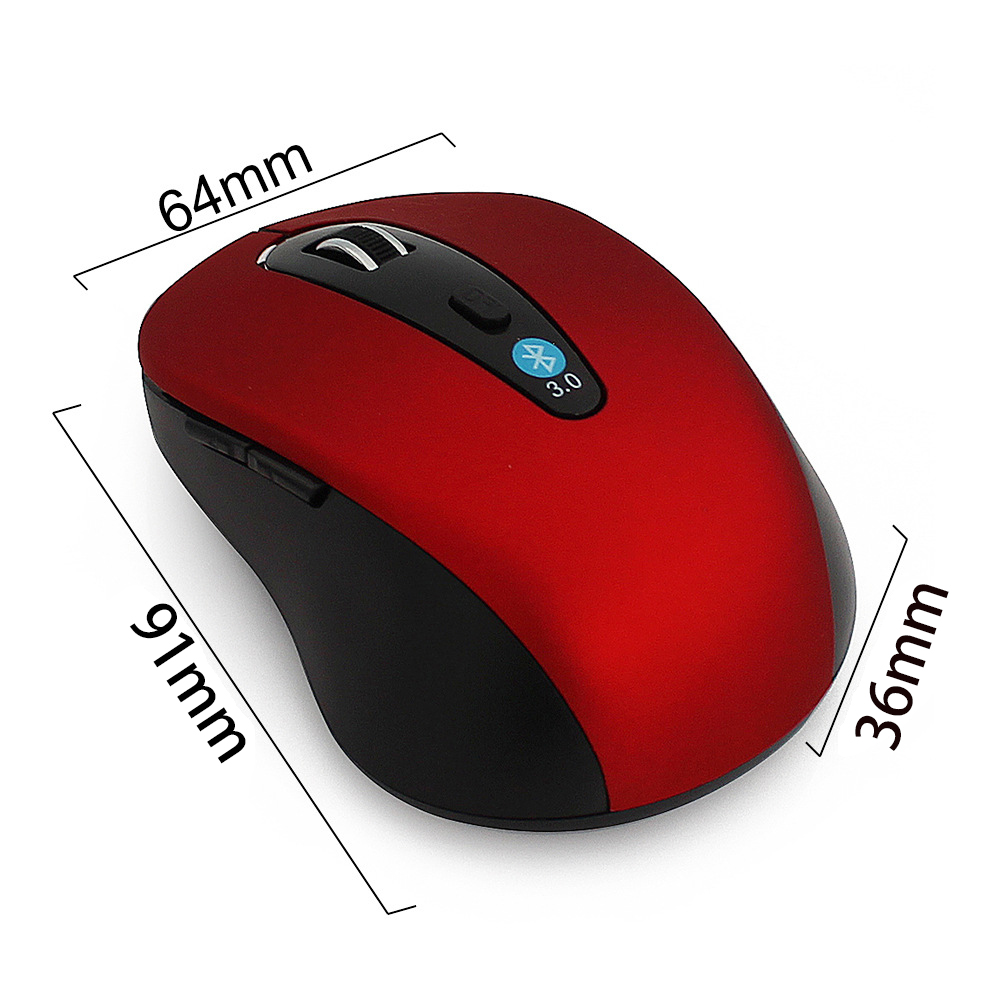 Draadloze Bluetooth Muis 2.4Ghz Pc Gaming Muizen 1600Dpi Verstelbare Ergonomische Muis Voor Laptop/Pc Computer