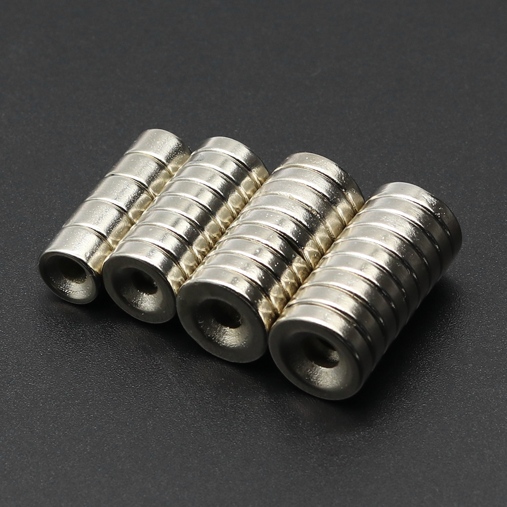 Superstarker runder Magnet mit Löchern, Kühlschrankmagnet für Kühlschrank, Heimwerken, Gebäude, Wissenschaftliche, Bastelarbeiten und Büromagnete