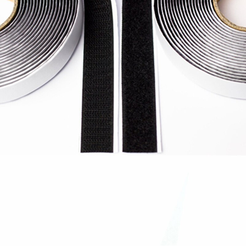 38mm * 3 M Sterke Zelfklevende Haak en Lus Sticky Zwart op Tape AA7325