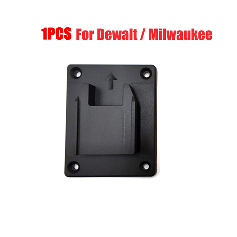 Soporte para máquina, estante de almacenamiento de batería para baterías Makita/Bosch/Dewalt/Milwaukee de 18V, soporte para herramientas de montaje en pared, dispositivos de fijación, 1 ud.: Azul