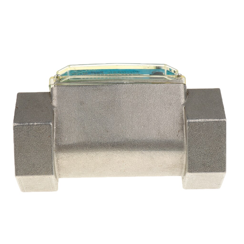 Digital Diesel Fuel Flow Meter 1.5'' Electronic Turbine Flow Gauge 380L/Min