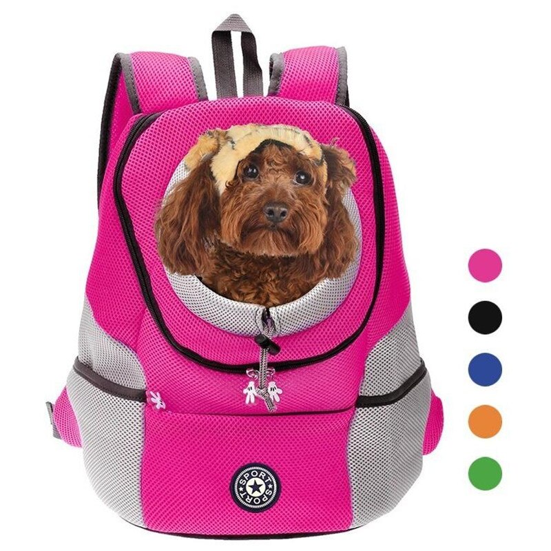 Comfortabele Kleine Hond Rugzak Reizen Ademend Mesh Puppy Hond Draagtas Duurzaam Gewatteerde Schouder Pet Cat Carrier