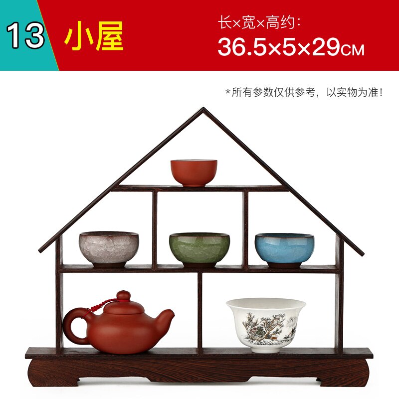 Kleine Massief Houten Eenvoudige Thee Pot Houder Antiek-En-Curiosa Planken Kippenvleugels Hout Chinese Stijl Thee Pot lade