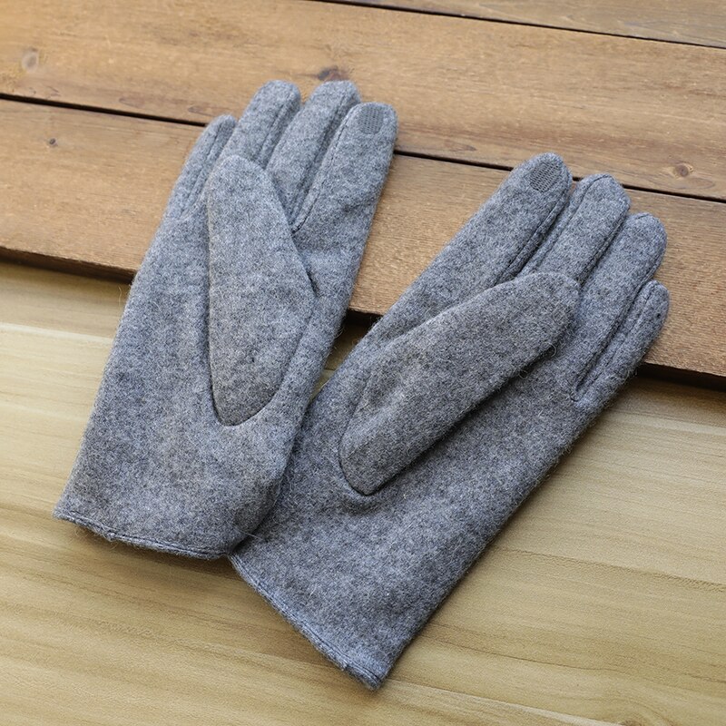 Mens Merino Wolle Handschuhe Winter Touchscreen 80% Merino Wolle Handschuh Bildschirm berühren Mens Verdicken Thermische Wolle Winddicht Warme Handschuhe