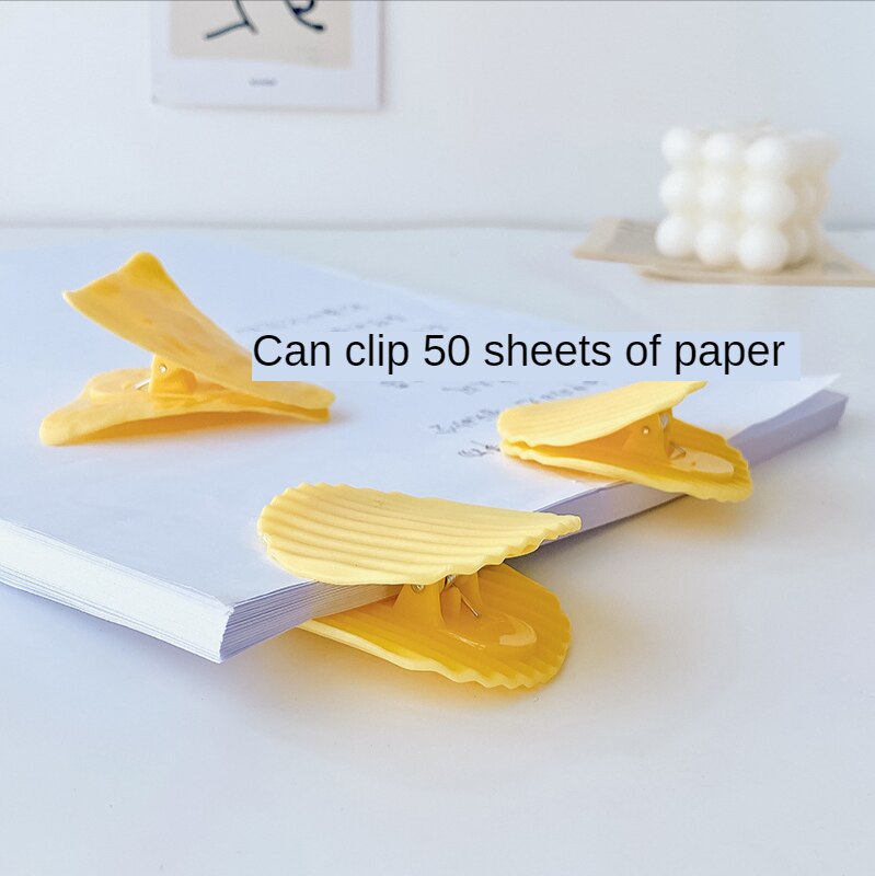 5 Pcs Plastic Snack Sealing Storage Bag Clip Sewing Positioning Clip Bill Clips Food Packaging Kitchen Essential Gadget