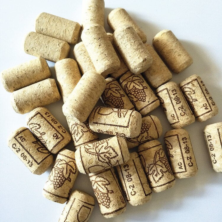 Wooden cork wine stopper solid wood polymer wine bottle stopper caps