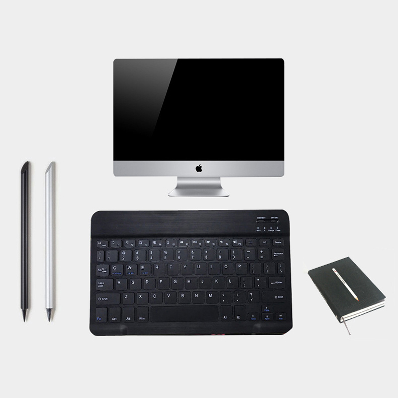 Mini bluetooth trådløst tastatur ultratyndt telefon tablet tastatur til ipadiphone samsung huawei android smartphone