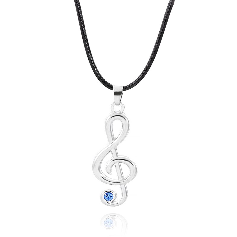 Sieraden Muzieknoot Ketting Voor Lover Muzieknoot Rhythm Mode Vrouwen Lange Ketting Sieraden: Style-1