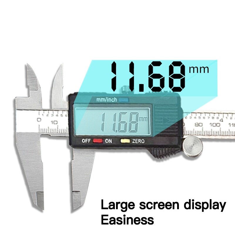 Hardened Stainless Steel0-150 200 300mm Digital Caliper Vernier Caliper Micrometer Electronic Vernier Caliper Measuring Tool