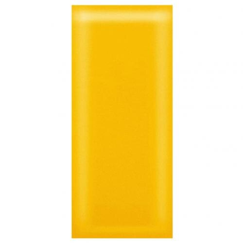 1PC 20cm x 50cm Baby Wall Mat Solid Color Baby Anti-collision Wall Mat Foam Waterproof Self-adhesive Cushion Impact protection: Yellow