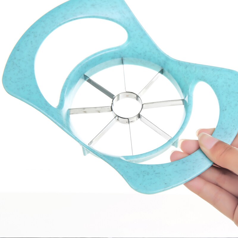 Æbleskærer i rustfrit stål skære skive frugt grøntsagsværktøj løgskærer køkkenredskaber køkkengadgets