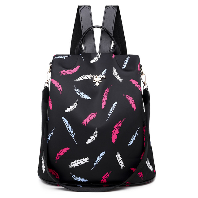 Sommer Multifunktionale Anti-diebstahl Rucksäcke Oxford Tuch Schulter Taschen für Jugendliche Mädchen Große Kapazität Reise Schule Tasche: Stil-J
