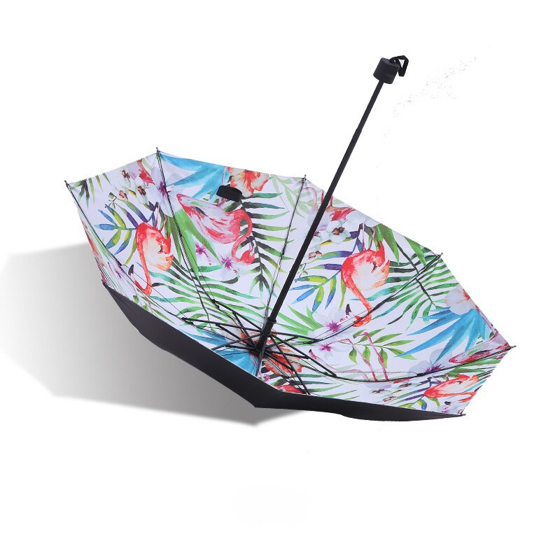 YADA-parapluie paon de luxe bleu enfants | Parapluies pliables et mignons de dessin animé, protection Anti-UV, joli parapluie coupe-vent, YD298