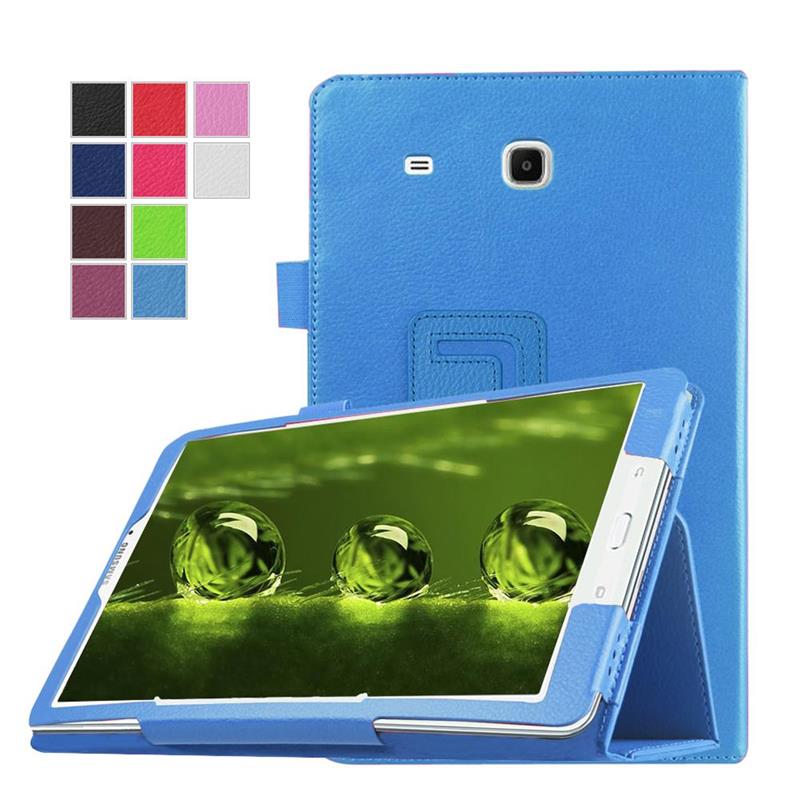 XSKEMP Ultra Slim Shockproof Kickstand Folding PU Leather Flip Case Cover Skin For Lenovo Tab E7 7.0 TB-7104F/N With Pen Stylus: Light Blue