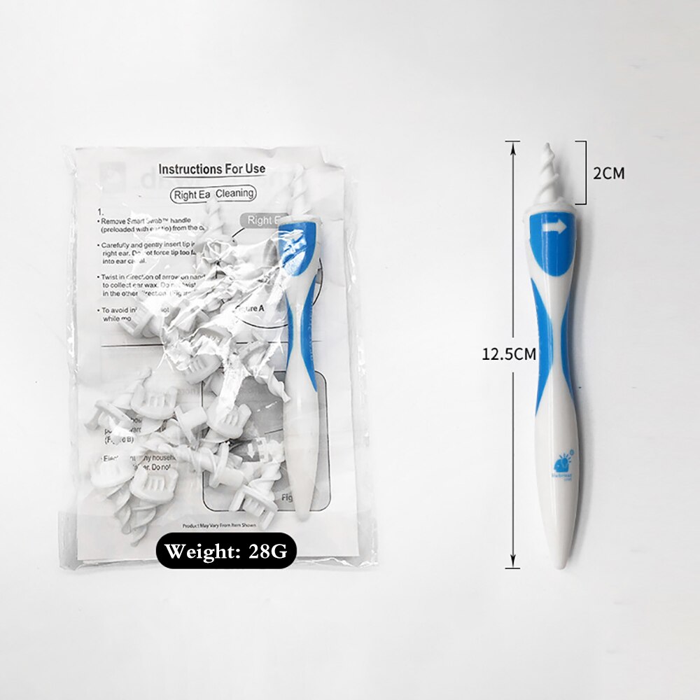Oor Cleaning Cleaner Tool Zachte Flexibele Spiraal Oor Cleaner Removal Swabs Pick Remover Oren Care Tool Care Schoon Oor-pick Kit