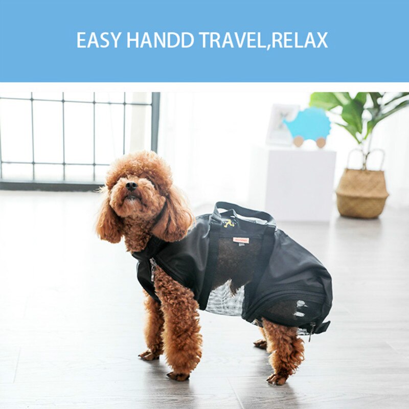 Unieke Verstelbare Mesh Grooming Bad Tas Kat Wassen Tassen Voor Huisdier Baden Nail Trimmen Injecteren Anti Scratch Bite Terughoudendheid