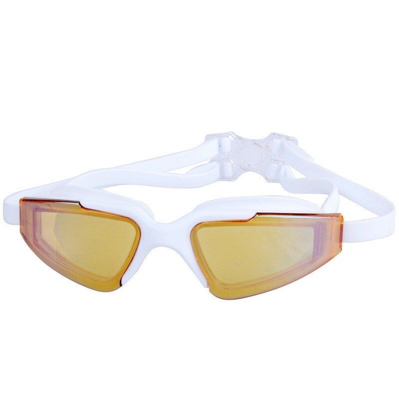 Elektroplating zwembril gekleurde zwembril waterdicht uv-bescherming anti-condens verstelbare zwembril voor volwassenen