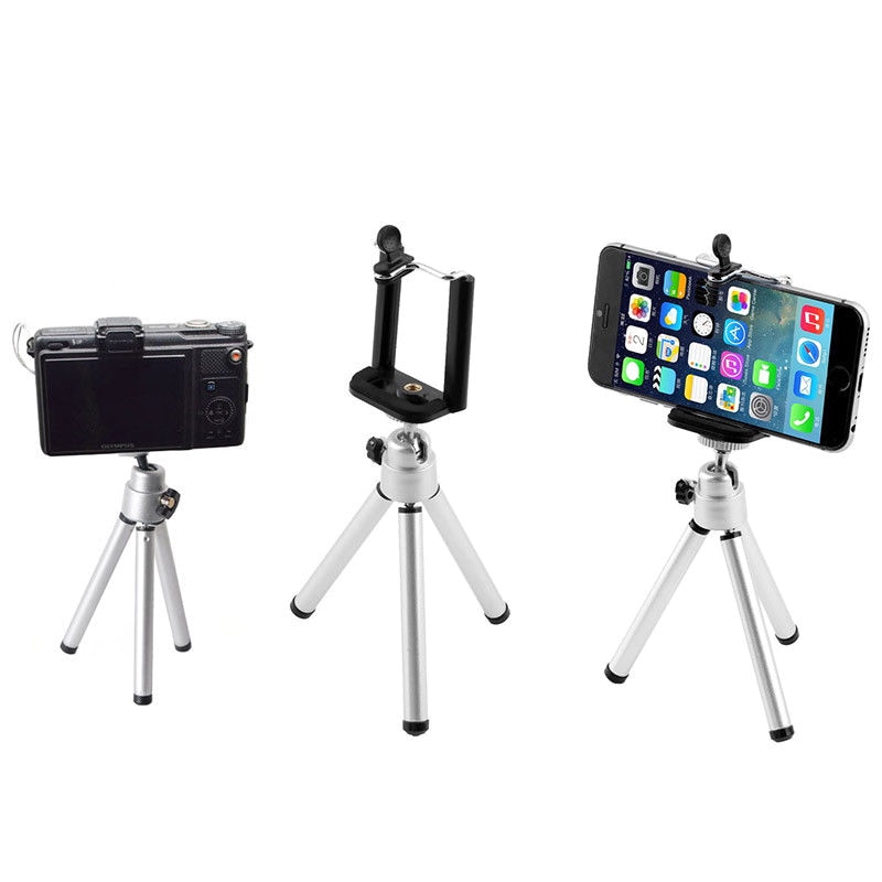 Mini trépied Flexible en aluminium, support pour téléphone portable Xiaomi Samsung Huawei
