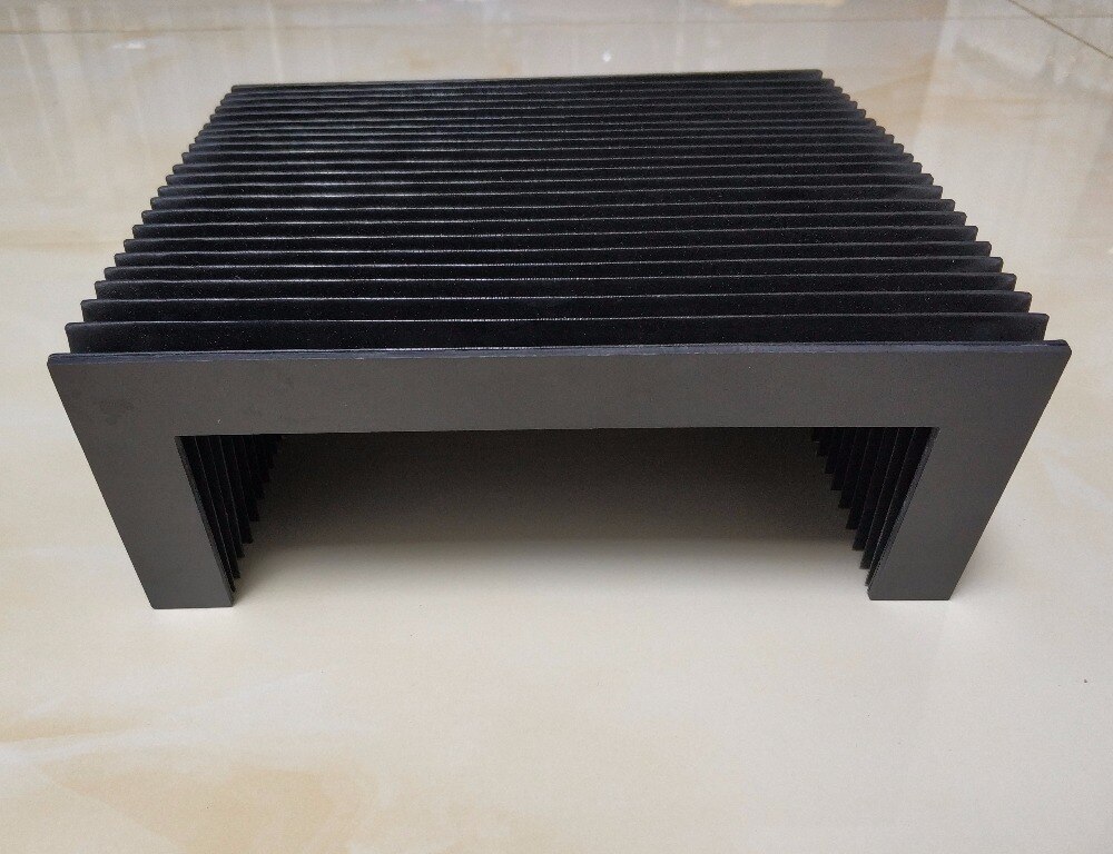 U Vorm Draaibank Bescherming Balg Cover, 260 Mm X 40 Mm X 500 Mm