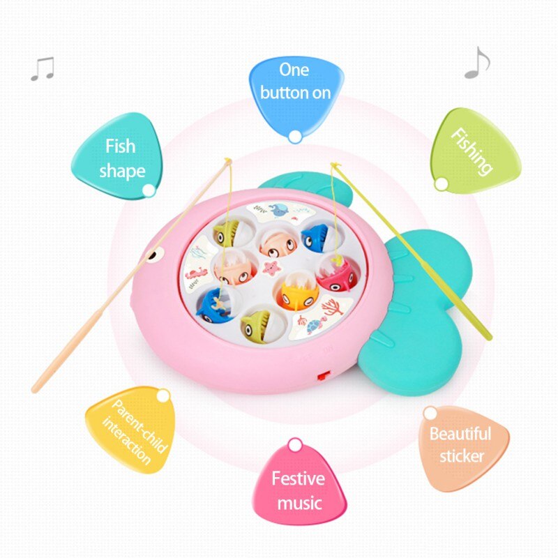 Kids Electronic Toys Child Vocal Toys Play Fishing Games Toy New1