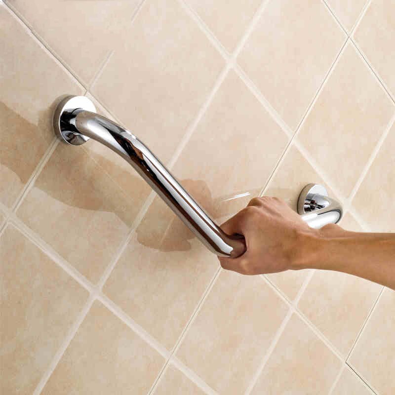 Stainless Steel Toilet Bathroom Safety Grab Bar Bathtub Handrails Durable Armrest Handle S55