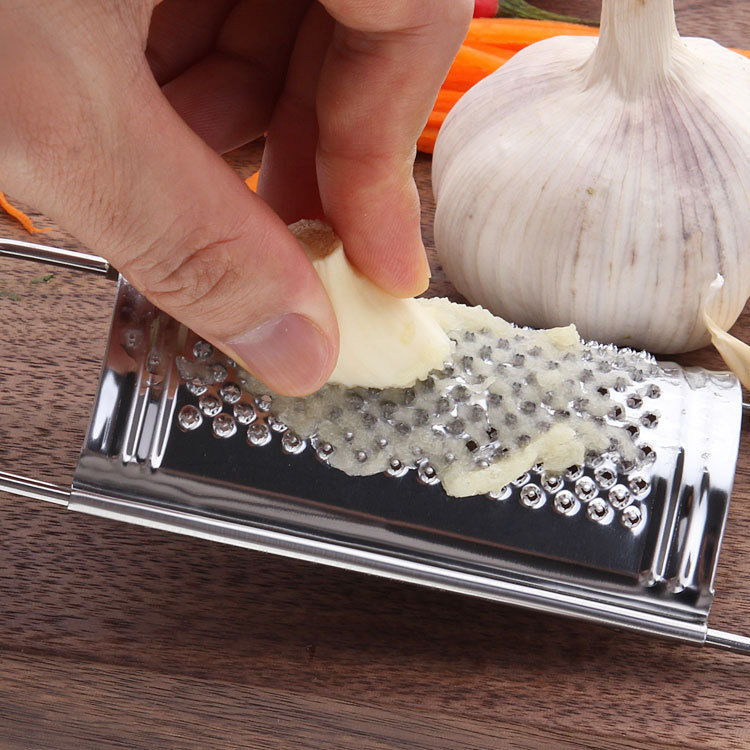 Stainless Steel Hand-held Cheese Grater Multi-purpose Kitchen Food Grater For Cheese Chocolate Butter Fruit Vegetable