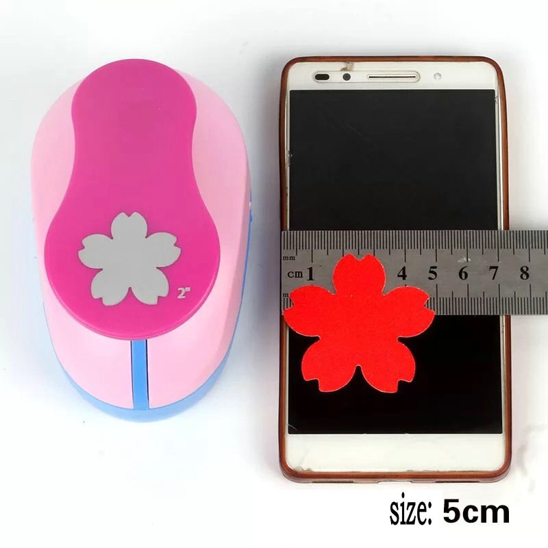 1.5cm-7.3cm Cherry blossoms craft punch paper punches scrapbooking puncher DIY handmade craft punch EVA foam hole punch Sakura