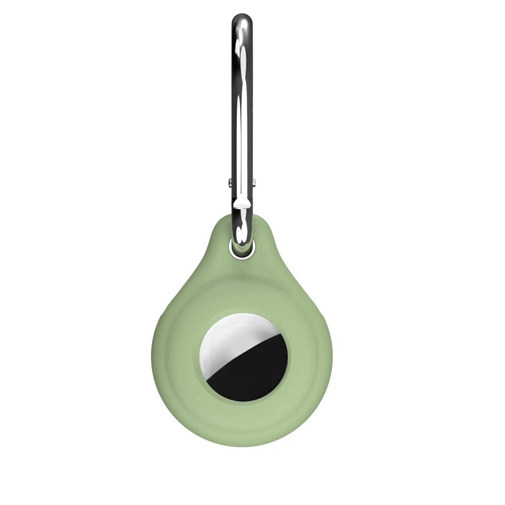 Dla Airtags lokalizator pokrywa brelok płynny silikonowy brelok robić jabłko powietrze etykietka Obudowa anty-strata pies naganiacz zwierza lokalizator Airtag: czarny