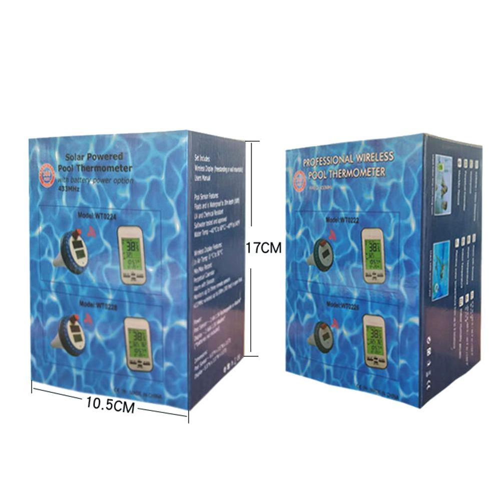 Wireless Swimming Pool Temperature Measurement Small Floating Aquarium Waterproof LCD Display Digital Thermometer Bath Water Spa