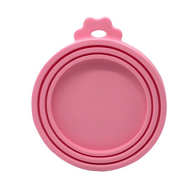 Couvercle de boîte de conserve en Silicone, pour aliments, pour chiot, chien, chat, couvercle de stockage, couvercle supérieur réutilisable, fournitures quotidiennes pour animaux de compagnie: 06