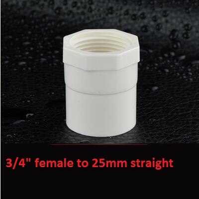 20mm/25mm Pvc Pipe Parts Straight Equal Elbow Tee Coupling Connectors 1/2" Or 3/4" Female Male To 20mm Reducing Tee Joint: Yellow