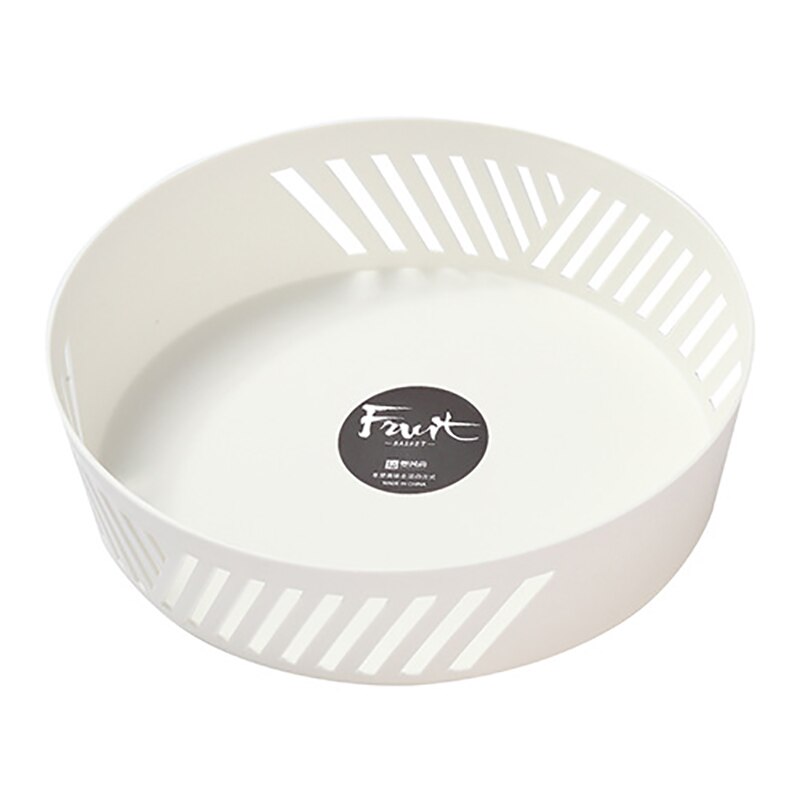 Fruit Candy Snack Storage Tray Kitchen Fruit Vegetable Storage Hollow Drain Basket Plastic Fruit Trays Plate Kitchen Organizer