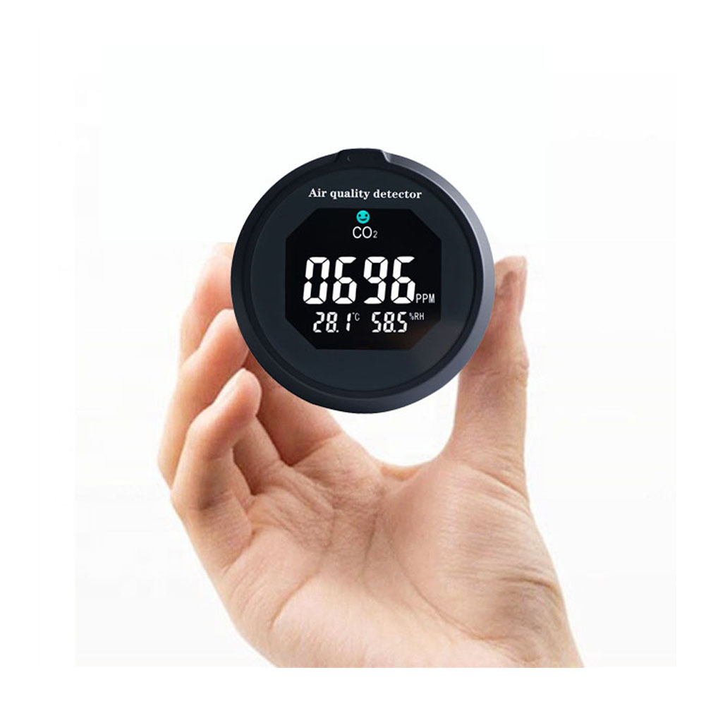 Draagbare CO2 Detector CO2 Sensor Luchtkwaliteit Monitor Multifunctionele Thermohygrometer Digitale Lucht Detector Air Analyzer