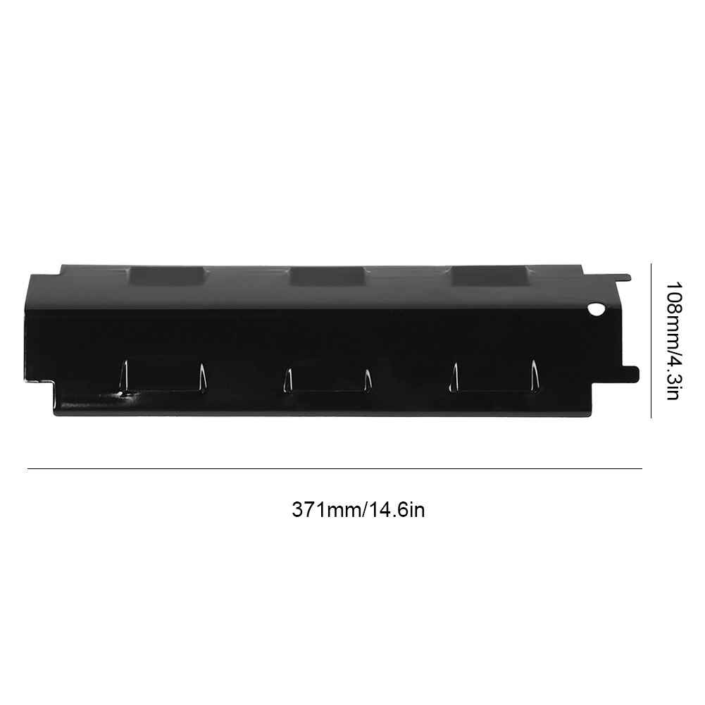 4 Uds. Carpas de calor para parrilla de Gas de acero inoxidable Placa de calor apta para parrilla de repuesto Charbroil