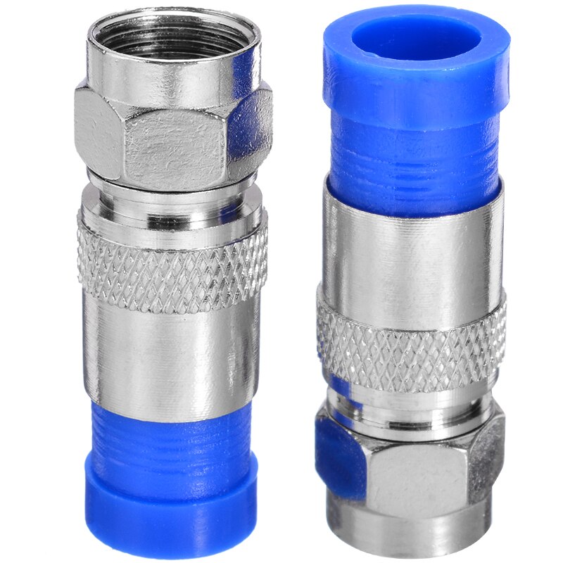 Wasserdicht RG6 Anschluss Kompression Koaxial Stecker Koaxialkabel Verbindung F Typ Conector RG6 Koaxial Kompression Werkzeug