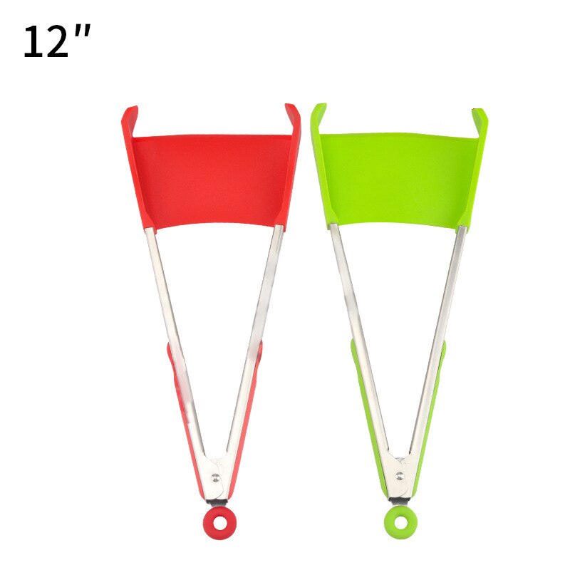 12-Inch 2 In 1 Silicone Tang Slimme Tang Smart Voedsel Clip Geïntegreerde Multi-Functionele Siliconen Clip Enkele opp Bag Smart Clip