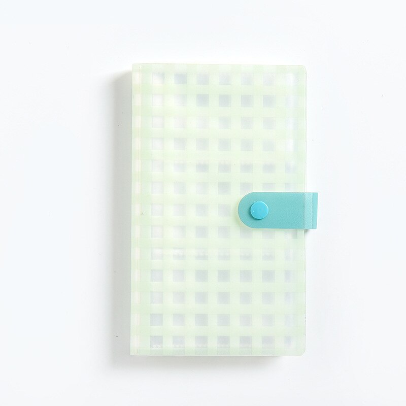 Étui de rangement pour Album Photo, 240 pochettes, carte de nom et d'identité, Protection pour Album Photo, accessoires pour la maison: Plaid Green