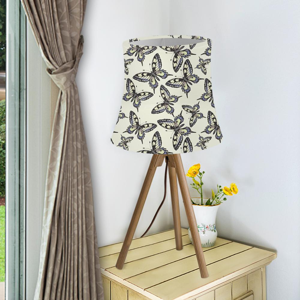 Abat-jour moderne d'impression de libellule de papillon couvre la couverture de Lame d'art d'abat-jour de tissu de pour la décoration à la maison: Z6874HSS