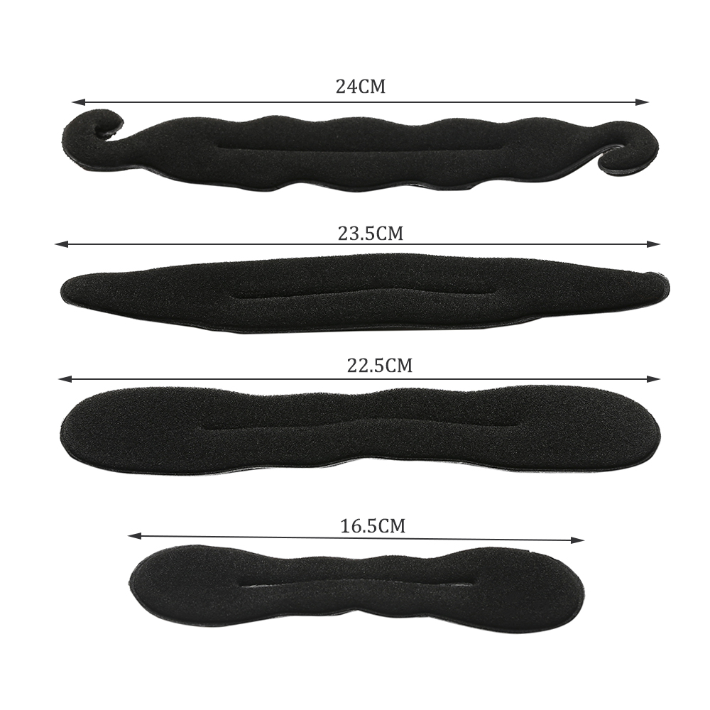 Rouleau éponge pour cheveux, outil de coiffure, pince à cheveux, accessoires pour cheveux, 4 pièces