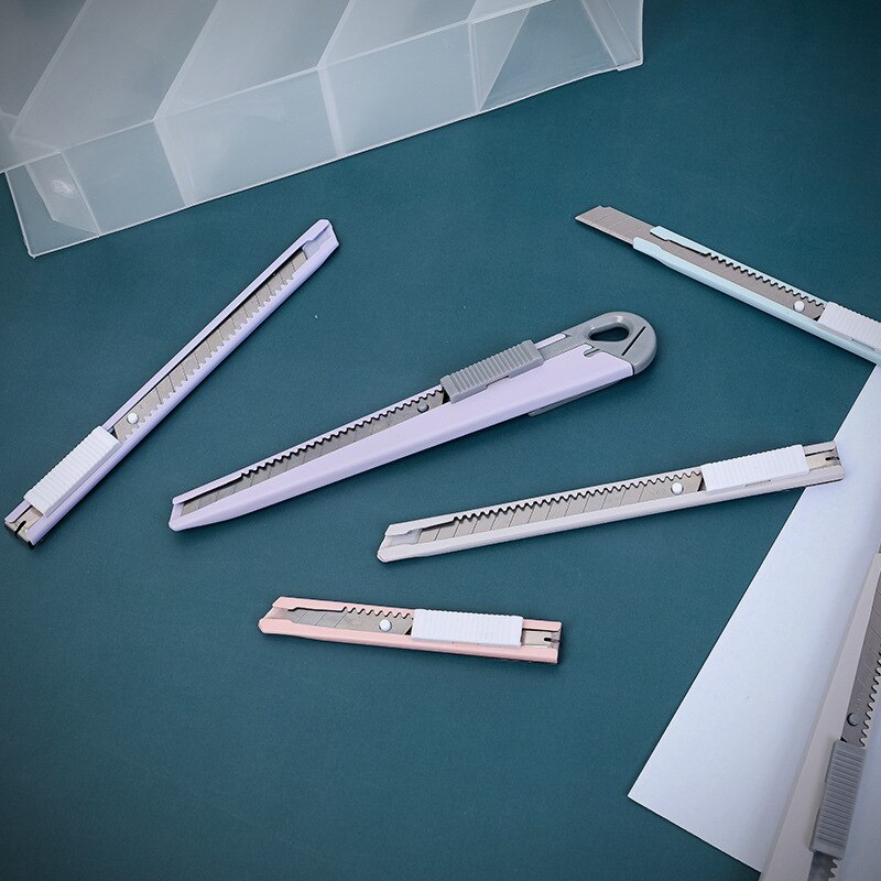 Sample Portable Utility Knife Cute Paper Cutter Cutting Paper Razor Blade Office school supply Stationery