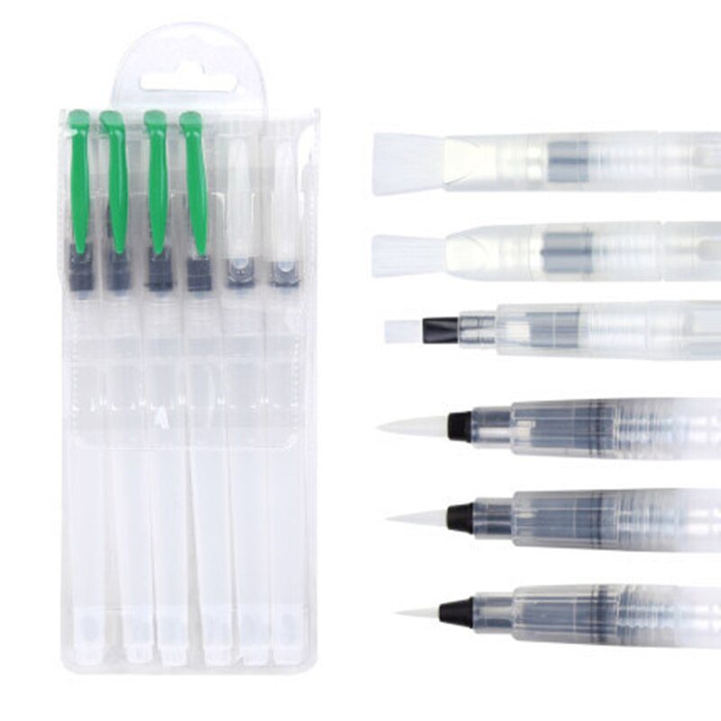 Rotuladores de acuarela para pintar, herramientas vibrantes para dibujar, pincel de acuarela, , suministros escolares de arte, crayón