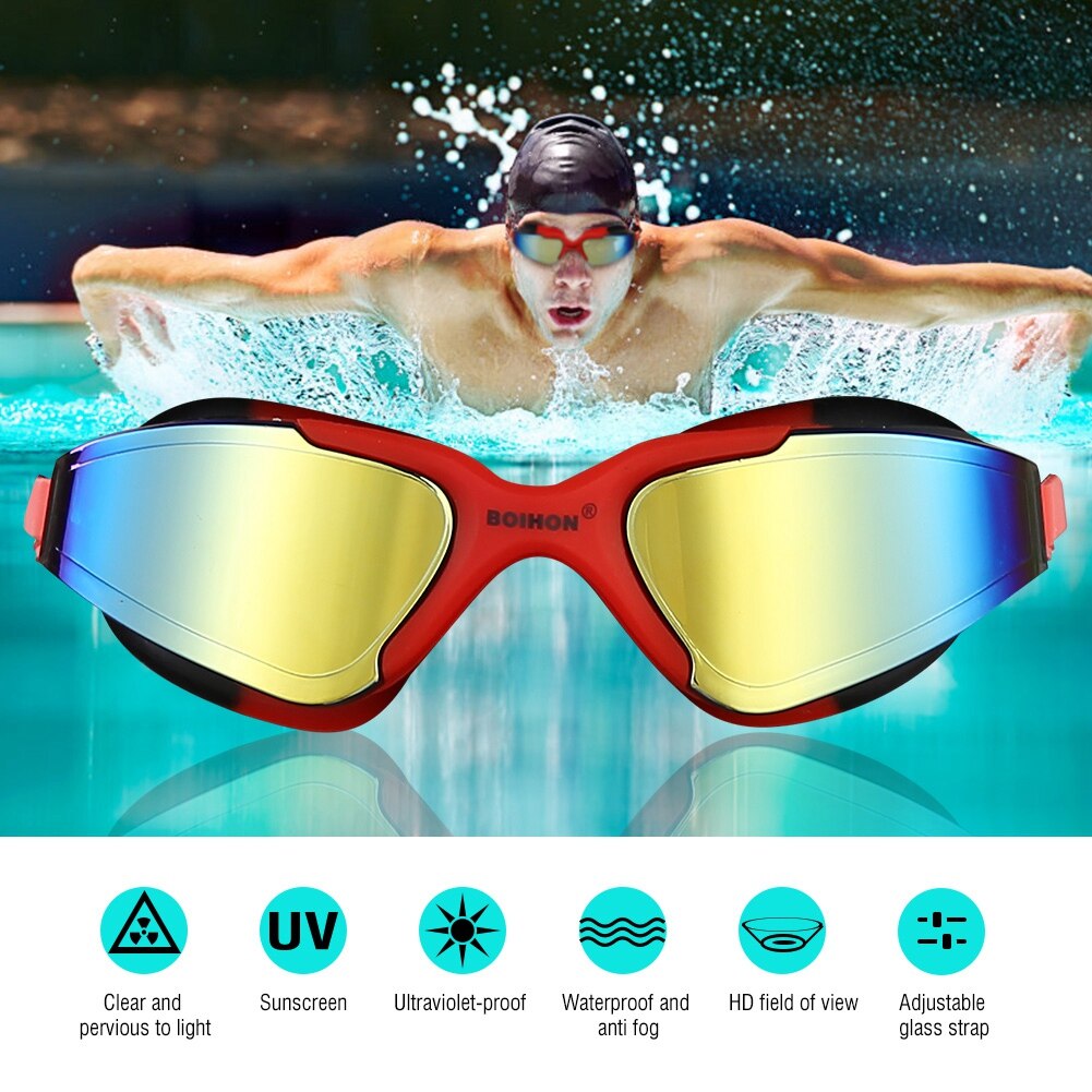 Professionele Zwembril Bijziendheid Mannen Vrouwen Anti-Fog Professionele Waterdicht Arena Zwembad Swim Eyewear Volwassen Tieners