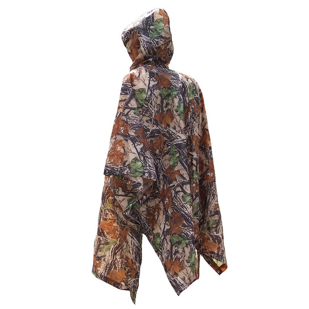Raincoat Backpack Rain Cover Raincoat Hood Hiking Riding Rain Cover Poncho Waterproof Tent Outdoor Camping Tent Mat