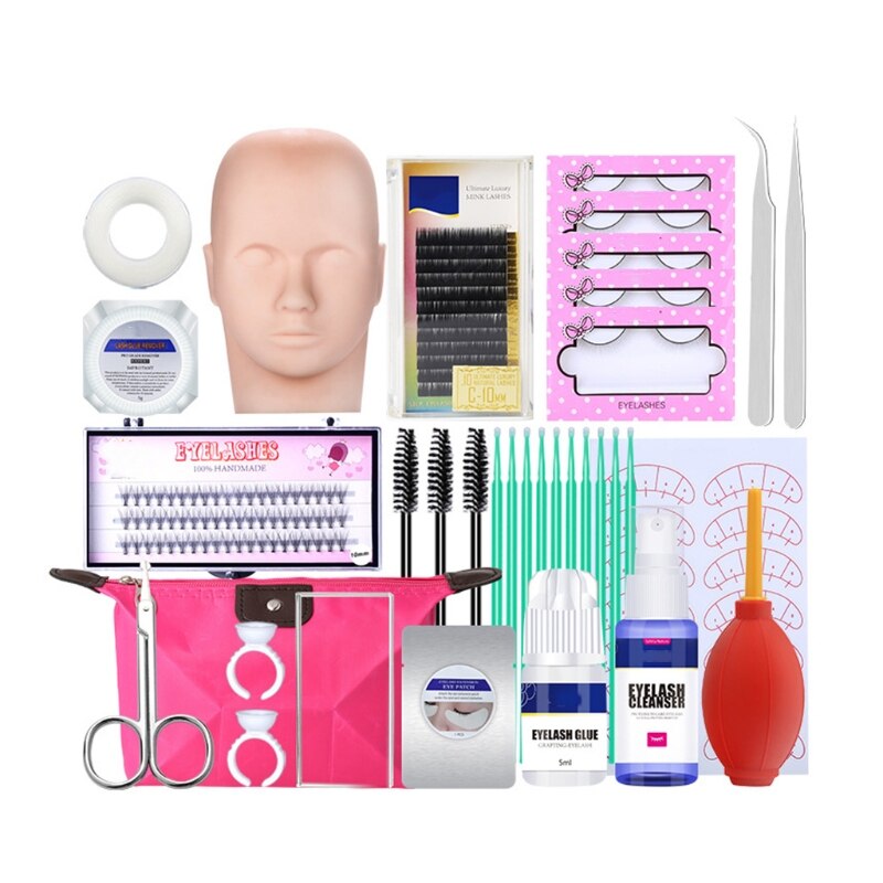 23GF Wimper Extension Kit 19Pcs Wimper Extensions Training Kit Make-Up Valse Wimper