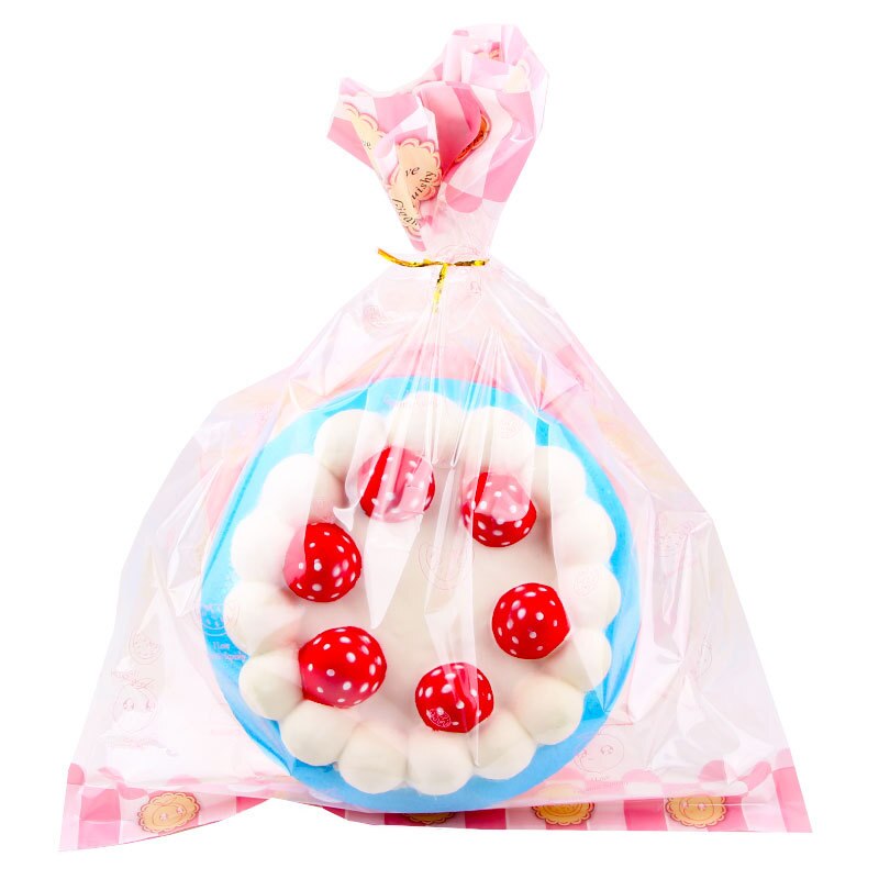 Extra squishy jordgubbstårta jumbo squishy stora squishes stor mjuk pu squish simulering brödavlastning antistress barnleksaker