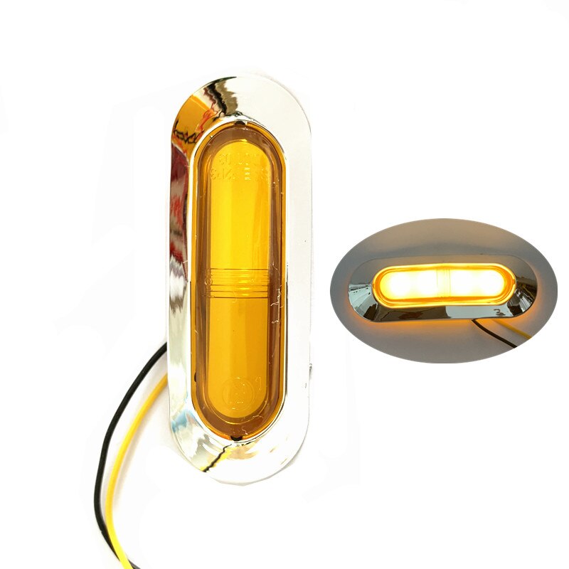 8 kpl kuorma -auton merkkivalot 4 led -perävaunun sivuvalot välysvalaisin 12/24v merkkivalo perävaunun led -valot kuorma -autoille