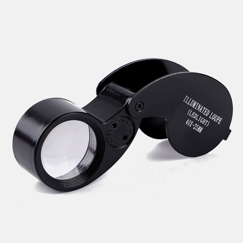 Handheld Magnifier Mini Pocket Microscope Reading Magnifying Glass Lens Jewelry Loupe